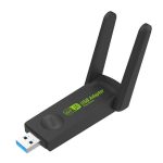 1300 Mbit/s Wireless-Netzwerkkarte Gigabit Dual Band 5G Treiberloser Computer USB-Netzwerkkarte, 600m, 1300m
