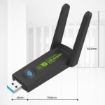 1300 Mbit/s Wireless-Netzwerkkarte Gigabit Dual Band 5G Treiberloser Computer USB-Netzwerkkarte, 600m, 1300m – Bild 2