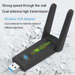 1300 Mbit/s Wireless-Netzwerkkarte Gigabit Dual Band 5G Treiberloser Computer USB-Netzwerkkarte, 600m, 1300m – Bild 3