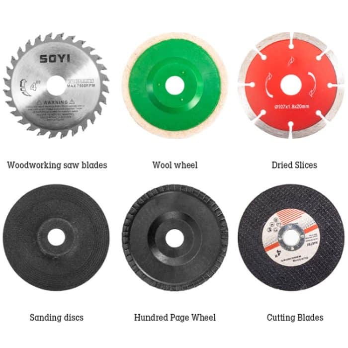 HILDA 21V Bürstenloser Winkelschleifer Lithium-Schneidemaschine, 1 Battery+1 Charger US Plug, 2 Battery+1 Charger US Plug, 1 Battery+1 Charger EU Plug, 2 Battery +1 Charger EU Plug – Bild 4