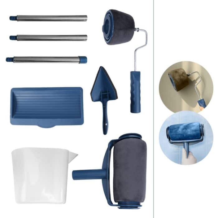 Wand-dekorativer Farbrollerpinsel, multifunktionale Schwamm-Farbmalwerkzeuge, 5pcs /Set Seamless, 5pcs /Set Sewn, 6pcs /Set Seamless, 6pcs /Set Sewn – Bild 2