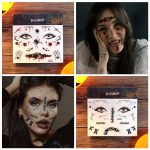 Halloween-Narben-wasserdichter Tattoo-Aufkleber, simulierte Gesicht-Horror-Aufkleber, RM-037, RM-038, RM-039, RM-040, RM-041, RM-042, RM-043, RM-044, RM-045, RM-046 – Bild 5