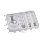 Kristall-Epoxid-Zauberflasche, Silikonform, DIY-Schlüssel, Treibsand-Anhängerform – Bild 3