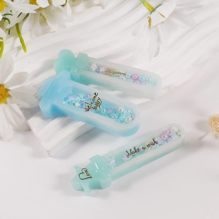 Kristall-Epoxid-Zauberflasche, Silikonform, DIY-Schlüssel, Treibsand-Anhängerform – Bild 5