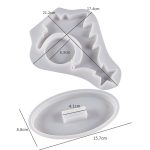 Kristall-Epoxidharz-Weihnachtsbaum-Silikonform, Without Bead Chain, With 10pcs Gold Bead Chain, With 10pcs Silver Bead Chain, With 10pcs Colorful Bead Chain – Bild 4