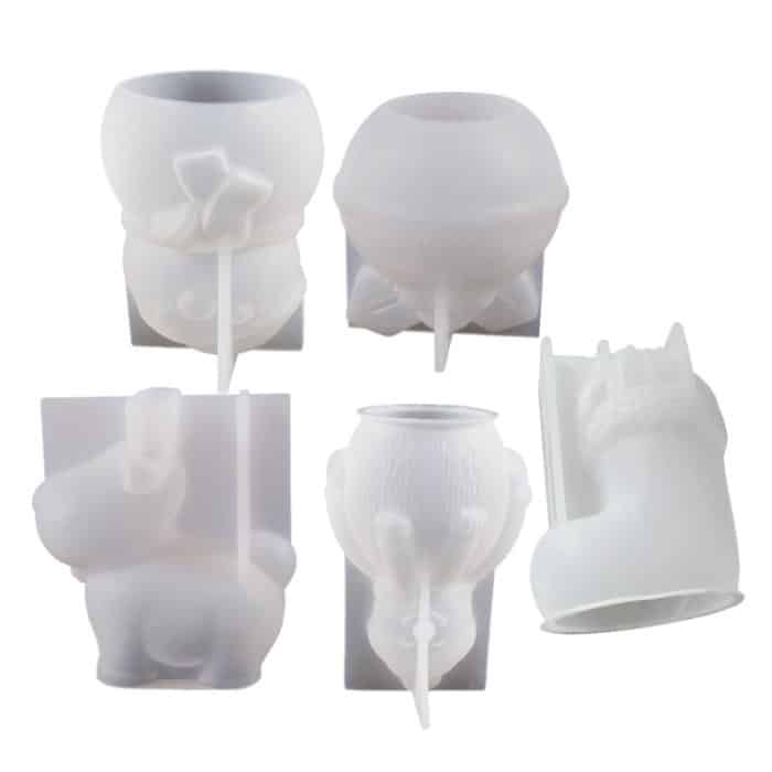 Weihnachtskristall-Silikonform zum Selbermachen, Schneemann, Elch, Kerze, Fat Christmas Snowman 004, High Christmas Snowman 003, Christmas Gift Bell 002, Christmas Socks 001, Christmas Bell 005, Christmas Deer 001 – Bild 3