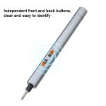 IFu 42-in-1-Elektroschrauber-Set Precisions USB-Schnelllade-Schraubendreher mit LED-Arbeitslicht – Bild 3