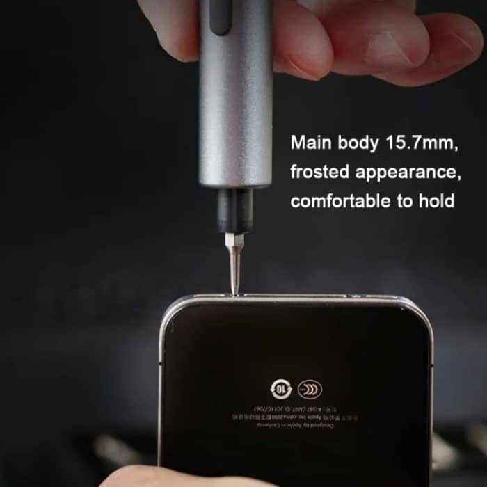 IFu 42-in-1-Elektroschrauber-Set Precisions USB-Schnelllade-Schraubendreher mit LED-Arbeitslicht – Bild 6