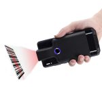 HC101D 2D-Bluetooth-Barcode-Scanner, kabelloser Handy-Barcode-Leser mit hinterem Clip, 2D Middle, 2D Side – Bild 2