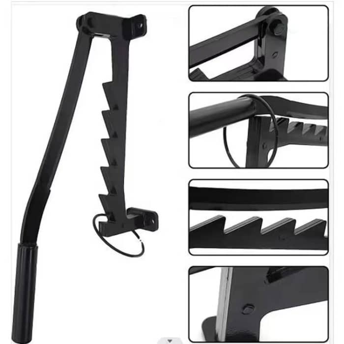 Wandmontierter manueller Holzspalter, Feuerholzschneider aus Kohlenstoffstahl, One-piece, With Long Handle, One-piece Set, With Long Handle Set – Bild 5