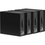 Unterbett-Aufbewahrungstasche, faltbare Aufbewahrungsbox für Kleidung, Decken, Bettbezüge, Beige, Black, Streak – Bild 2