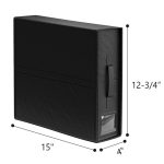 Unterbett-Aufbewahrungstasche, faltbare Aufbewahrungsbox für Kleidung, Decken, Bettbezüge, Beige, Black, Streak – Bild 3