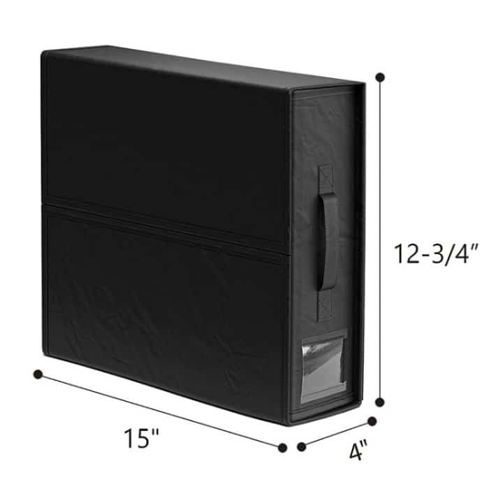 Unterbett-Aufbewahrungstasche, faltbare Aufbewahrungsbox für Kleidung, Decken, Bettbezüge, Beige, Black, Streak – Bild 3