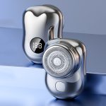 Drei-Ring-Messer Mesh Elektro-Männer Rasierer Reise tragbarer Mini-Rasierer, Digital Display Silver, Digital Display Gradient Blue, Digital Display Black, Digital Display Green, Silver, Gradient Blue, Black, Green