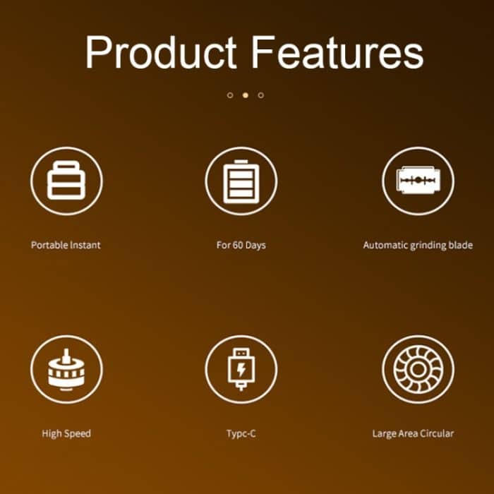 Wiederaufladbarer Reise-Elektrorasierer Tragbarer Ellenbogen-Mini-Schwimmkopfrasierer – Bild 3