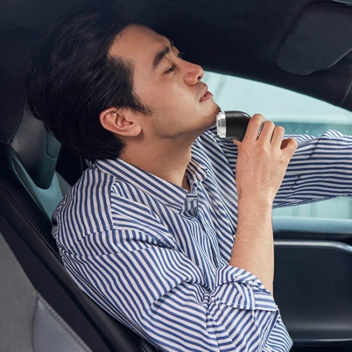 Wiederaufladbarer Reise-Elektrorasierer Tragbarer Ellenbogen-Mini-Schwimmkopfrasierer – Bild 9