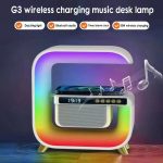 G3 5-in-1 kabelloses Ladegerät, Bluetooth-Lautsprecheruhr mit RGB-LED-Atmosphären-Smart-Licht – Bild 3