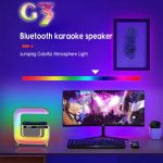 G3 5-in-1 kabelloses Ladegerät, Bluetooth-Lautsprecheruhr mit RGB-LED-Atmosphären-Smart-Licht – Bild 4