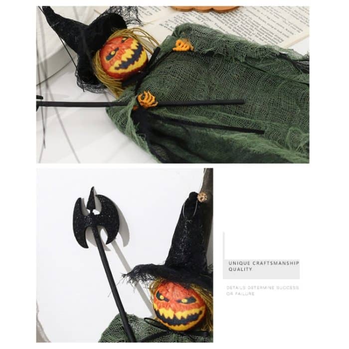 Halloween Terror Kürbis Puppe Anhänger Spukhaus Party Hängen Geist Requisiten – Bild 4