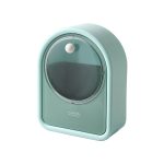 Wandmontierte, aufklappbare Aufbewahrungsbox für Wattestäbchen, Kosmetikbox