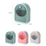 Wandmontierte, aufklappbare Aufbewahrungsbox für Wattestäbchen, Kosmetikbox – Bild 2