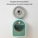 Wandmontierte, aufklappbare Aufbewahrungsbox für Wattestäbchen, Kosmetikbox – Bild 6