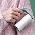 Haushaltsroller, abnehmbarer, staubklebender Fusselaufkleber für Kleidung, White, Yellow, Green, Blue, Crange, Replace Paper Core 40 Tear, Replace Paper Core 50 Tear – Bild 10