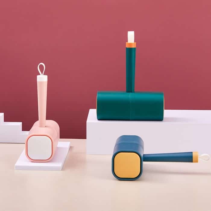 Abreißrolle, Kleidung, Haustier, klebriges Haar, Rollenbürste, Pink, Green, Blue, 3 Rolls Replace Paper – Bild 2