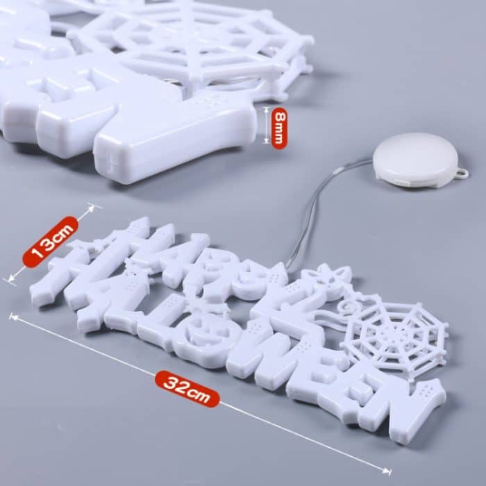 4,5 V Happy Halloween Hängender Fledermaus-Anhänger, Party-Dekorationszubehör – Bild 3