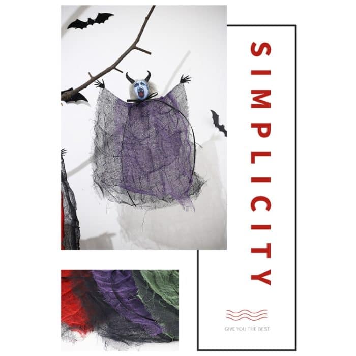 Halloween-Dekorationen, Horror, böse Geisterpuppe, Anhänger, Spukhaus, Dekoration, Requisiten – Bild 4