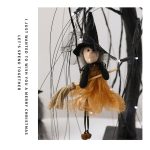 Halloween Besen Hexe Puppe Anhänger Geist Festival Party Requisiten – Bild 7