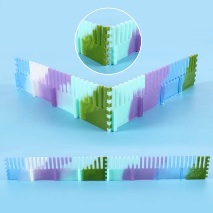 DIY Kristallkleberform, verstellbarer Rahmen, Zaun, Silikonform – Bild 4