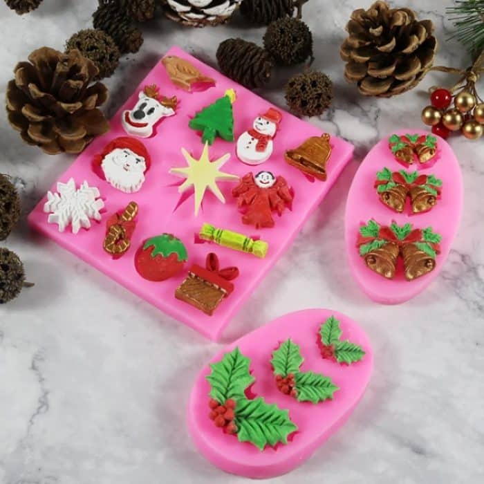 DIY Weihnachten Silikonform Elch Schlitten Kuchen Gips Dekoration Form, 50-235-B, 50-247-A, 50-1076-A, 50-1620-A, 50-1945-B, 50-2202-A, 50-2203-A – Bild 3