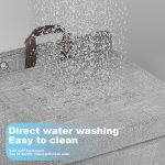 Faltbarer Wäschekorb zum Aufhängen, Organizer für schmutzige Kleidung mit Deckel, Gray  45 x 35 x 10cm, Beige 45 x 35 x 10cm, Gray  56 x 39 x 13cm, Beige 56 x 39 x 13cm – Bild 8