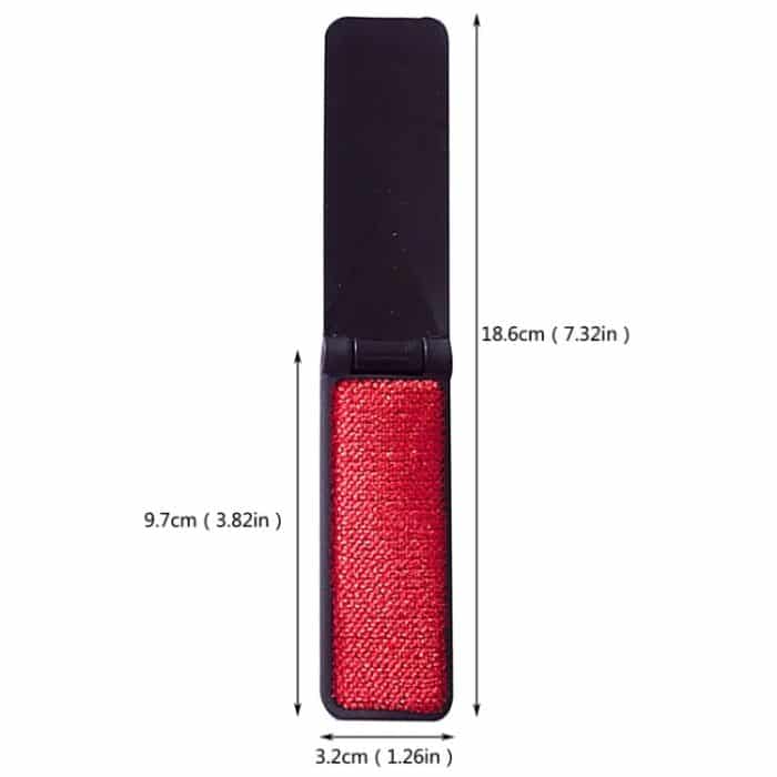 Tragbare Kleiderhaarentfernungsbürste, zusammenklappbar, statischer Haarentferner – Bild 2