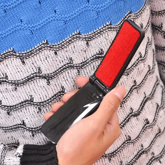 Tragbare Kleiderhaarentfernungsbürste, zusammenklappbar, statischer Haarentferner – Bild 6