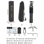 Tragbares Klappstativ aus Kohlefaser für Spiegelreflexkameras, kardanische Fotografie-Halterung mit niedrigem Schwerpunkt, BEXIN RC254, BEXIN RC254+LH-28 – Bild 14