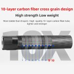 Tragbares Klappstativ aus Kohlefaser für Spiegelreflexkameras, kardanische Fotografie-Halterung mit niedrigem Schwerpunkt, BEXIN RC254, BEXIN RC254+LH-28 – Bild 9