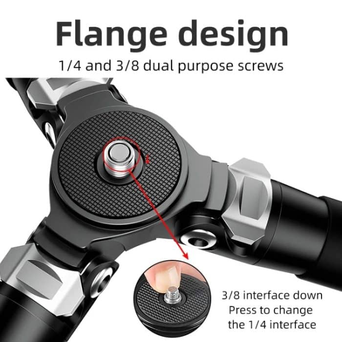 Tragbares Klappstativ aus Kohlefaser für Spiegelreflexkameras, kardanische Fotografie-Halterung mit niedrigem Schwerpunkt, BEXIN RC254, BEXIN RC254+LH-28 – Bild 10