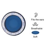 2 Stück für Sony WH-XB700 Kopfhörer Schwamm Ledertasche Ohrenschützer Schutzhülle – Bild 4