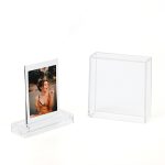 Doppelseitiger transparenter quadratischer Fotorahmenständer für Polaroids – Bild 4
