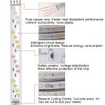 1 m wasserdichte, farbbeständige LED-Streifen, Neonlichtleiste, 2835 96 Beads Horse Racing Light Strip, 2835 144 Beads Horse Racing Light Strip, 5050 60 Beads RGB Light Strip, 5050 120 Beads RGB Light Strip – Bild 2