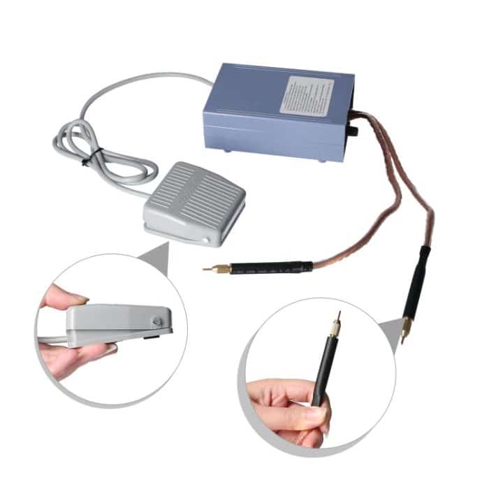 Tragbares 18650-Akku-Punktschweißgerät 5000 W Hochleistungs-Handpunktschweißgerät, Footswitch Version EU Plug, Automatic Version EU Plug, Footswitch Version US Plug, Automatic Version US Plug – Bild 2