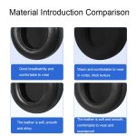 2 Stück Headset-Schwammhülsen-Ohrenschützer-Headset-Abdeckung für Philips X2HR/X1/X2/X3, Velvet, Protein, Lambskin, Punched – Bild 3