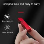 Lenovo Thinkplus TU100 USB3.1 Hochgeschwindigkeits-Flash-Laufwerk Mini-USB-Speicherplatte mit Metallstecker und Kappe, TU100 128G(Red) – Bild 4