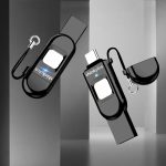 Lenovo Thinkplus TFU301 Dual Interface Typ-C+USB-Fingerabdruck-verschlüsseltes USB-Flash-Laufwerk, TFU301 32G, TFU301 256G – Bild 2