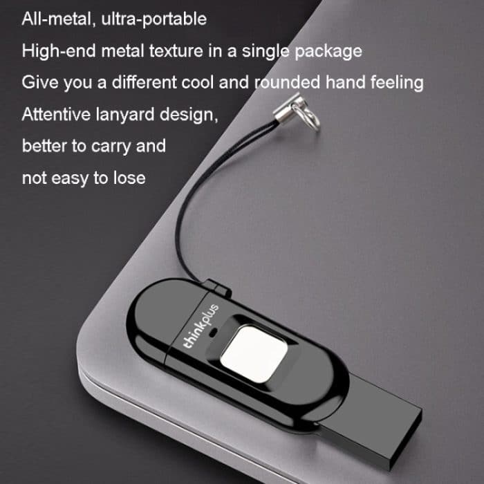 Lenovo Thinkplus TFU301 Dual Interface Typ-C+USB-Fingerabdruck-verschlüsseltes USB-Flash-Laufwerk, TFU301 32G, TFU301 256G – Bild 6