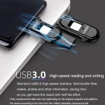 Lenovo Thinkplus TFU301 Dual Interface Typ-C+USB-Fingerabdruck-verschlüsseltes USB-Flash-Laufwerk, TFU301 32G, TFU301 256G – Bild 7