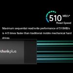 Lenovo Thinkplus US202 USB3.1 Kompaktes und tragbares mobiles Solid-State-Laufwerk, 512G, 1T, 2T – Bild 5