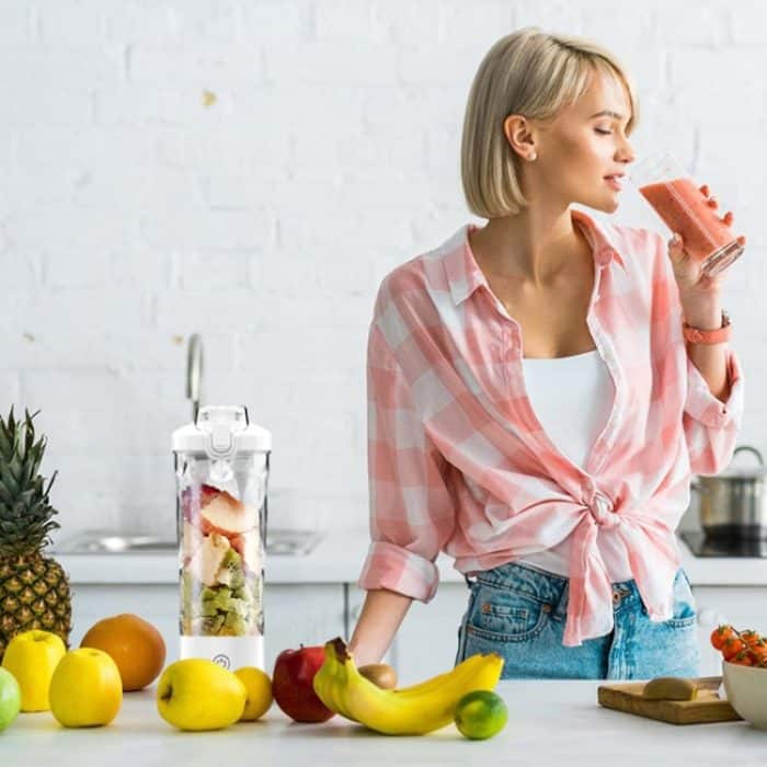 Tragbarer multifunktionaler USB-Lade-Saftbecher Mini-Elektromixer – Bild 8